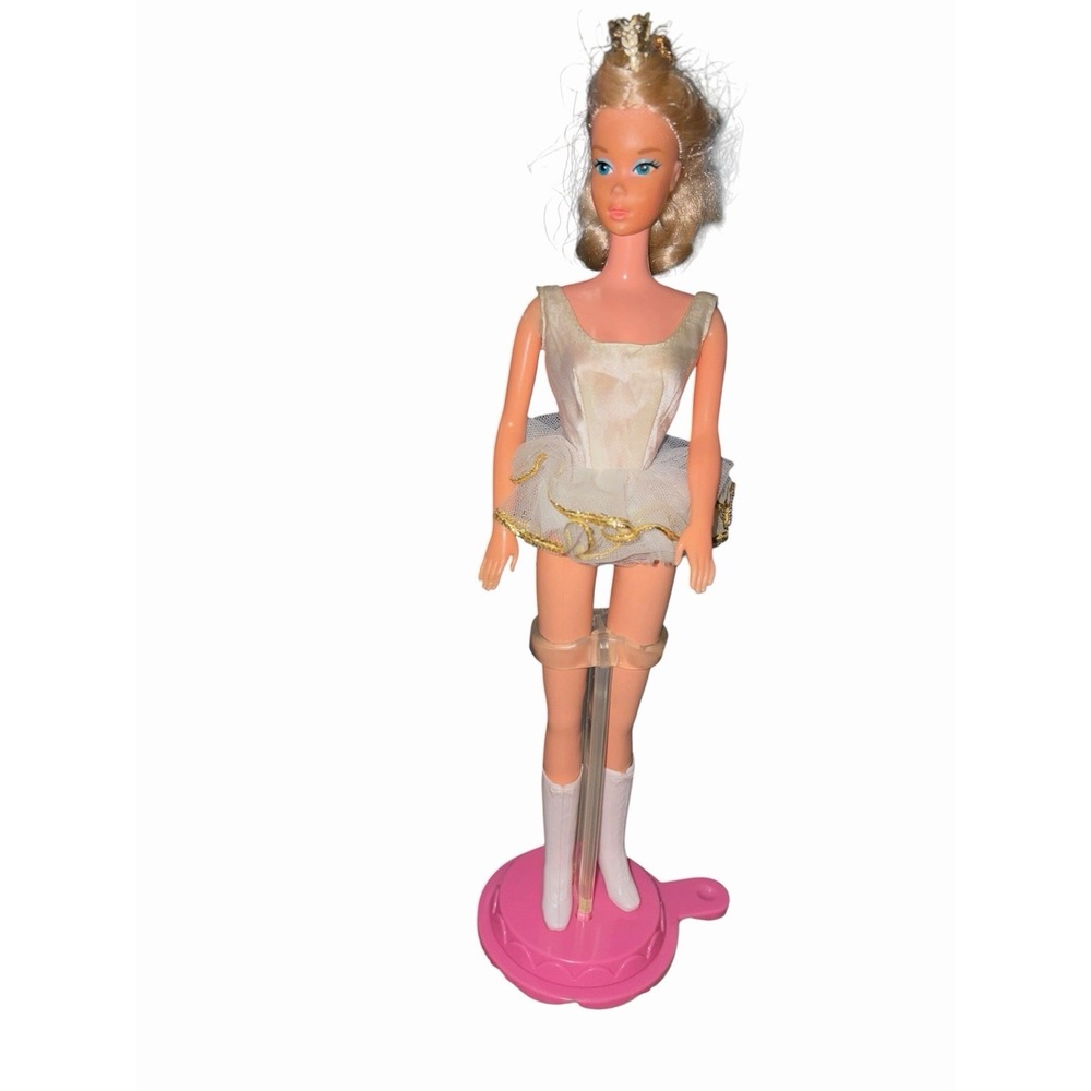 Vintage Ballerina‎ Barbie #9093 1975 Mattel Costume - Read Desc With Stand
